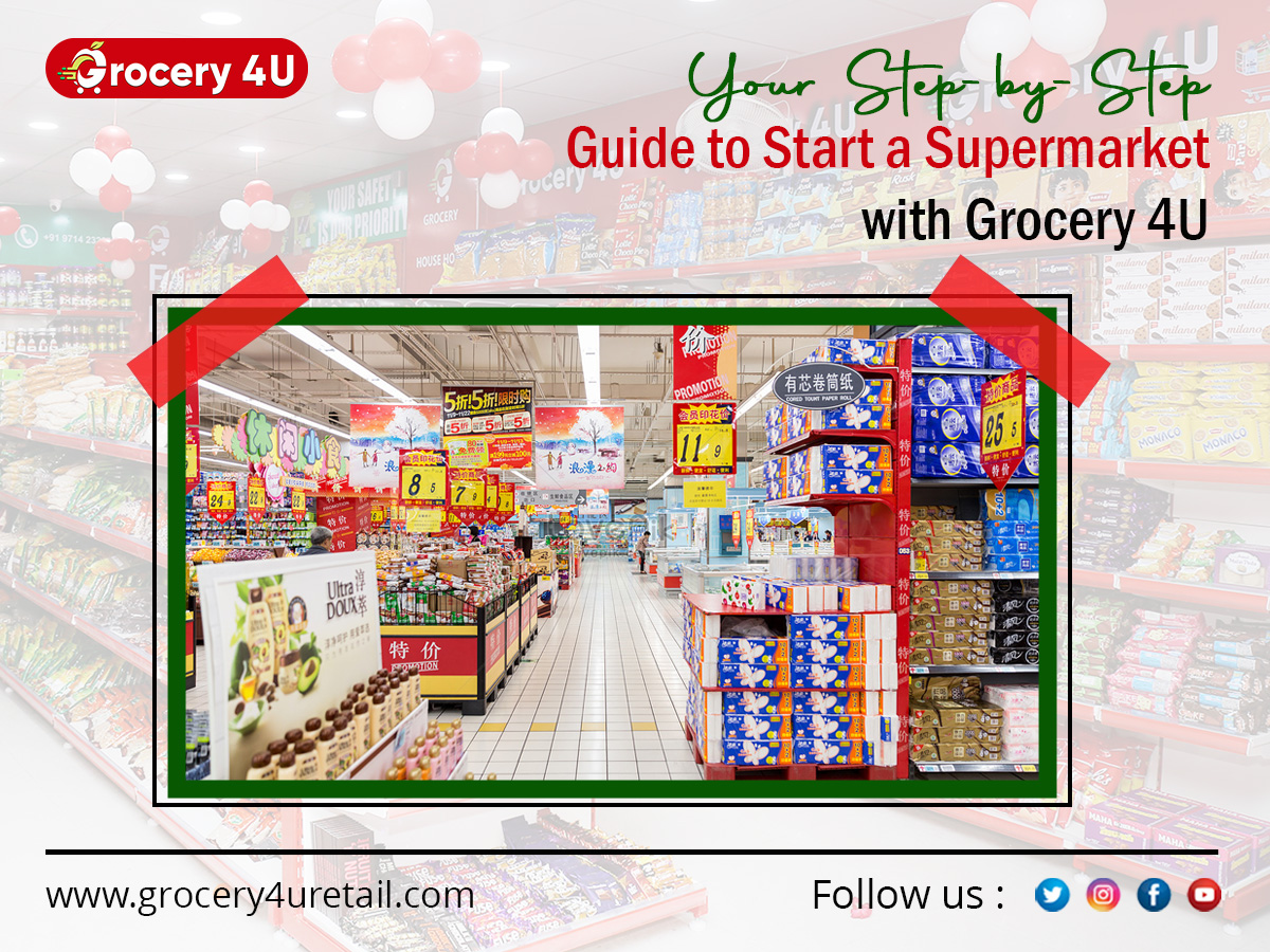 Your Step-By-Step Guide To Start A Supermarket With Grocery 4U